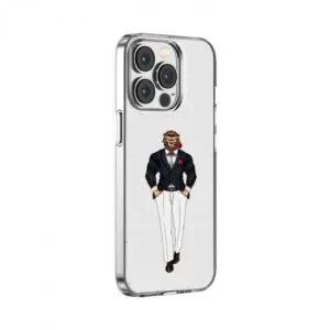 کاور شفاف گرین مدل Fashion Series Suit Lion Case مناسب گوشی آیفون iPhone13ProMax