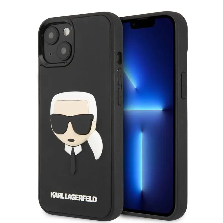 کاور سی جی کارل لاگرفلد مدل 3D Rubber Karl's Head مناسب گوشی آیفون iPhone14Plus