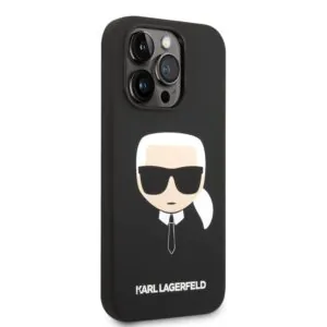کاور سیلیکونی سی جی کارل لاگرفلد مدل Lagerfeld MagSafe Karl's Head مناسب گوشی iPhone14ProMax