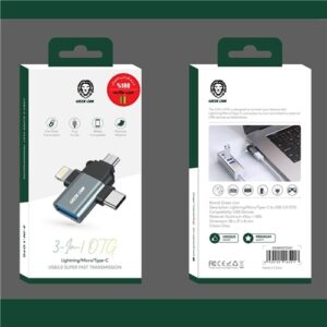 تبدیل OTG لایتنینگ به USB 3.0 گرین