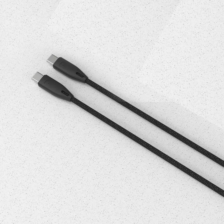 کابل تبدیل USB-C به USB-C پاورولوژی مدل Braided به طول 2 متر