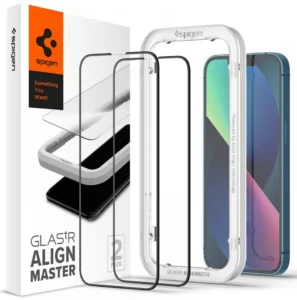 محافظ صفحه نمایش اسپیگن مدل GlastR Align Master مناسب گوشی آیفون iPhone13ProMax