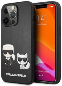 کاور چرمی سی جی مدل Karl & Choupette مناسب گوشی آیفون iPhone 13Pro
