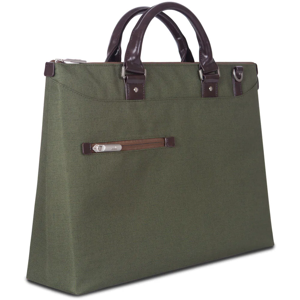 moshi_99mo078631_stylish_urban_briefcase_green_1077467 کیف لپ تاپ موشی مدل Urbana مناسب مک بوک 15 اینچی