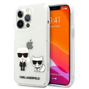 کاور سی جی کارل لاگرفلد مدل PC/TPU IK+Choupett مناسب گوشی آیفون iPhone 13Pro