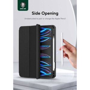 کیس پریمیوم گرین هوگو با نگهدارنده خودکار (آیپد 9، 10.2")