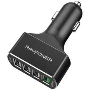 شارژر خودروی چهار پورت USB RAVPOWER
