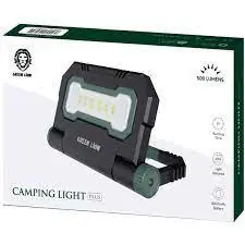لامپ کمپینگ گرین با ظرفیت باتری 2000 میلی آمپر ساعت و روشنایی 500 لومن