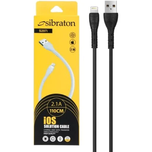 سیم شارژر روشنایی Sibraton 110 سانتیمتری S203