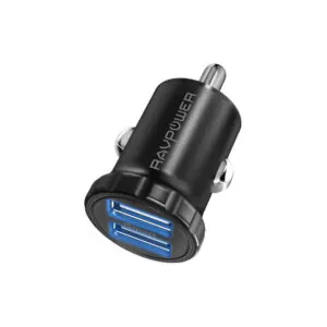 شارژر خودروی دو پورت USB RAVPOWER 24W