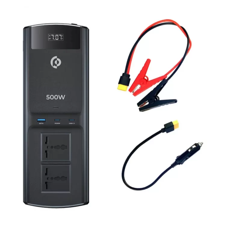 مبدل برق خودروی چند کاربره قدرتی (۵۰۰ وات)