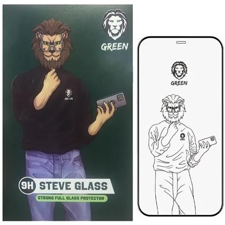 گلس استیو 9H گرین (آیفون XR/11)