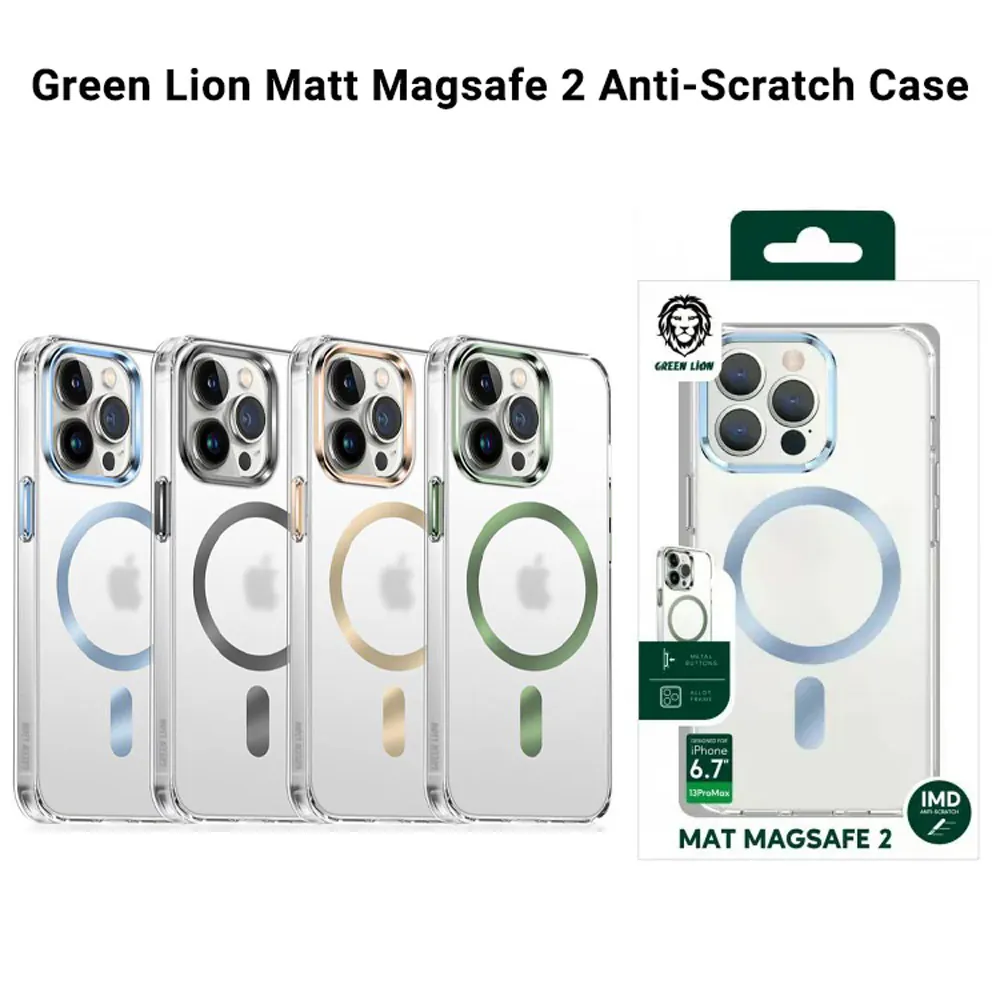 خرید-گارد-مات-ضد-خش-iPhone-14-Pro-مارک-Green-Lion-مدل-Matte-Magsafe-2-Anti-Scratch-1 کاور محافظ گرین مت مگسیف ۲ ضد خش (آیفون ۱۳ پرو مکس)
