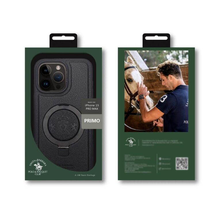 کیس ایستاده مگ‌سیف سری پریمو POLO CLUB (آیفون 15 پرو مکس)