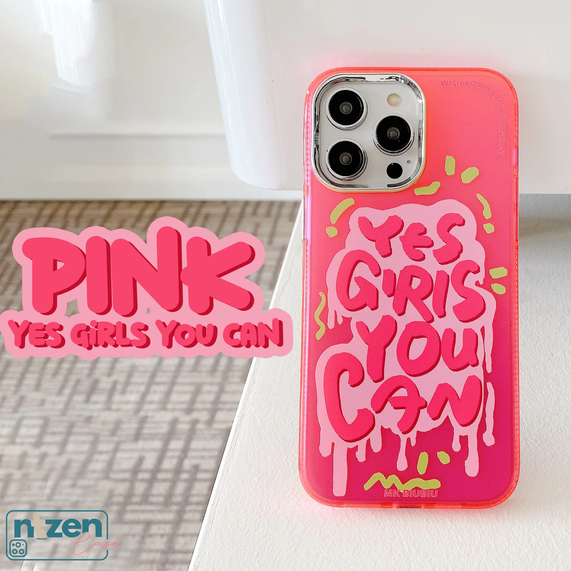 کیس ام کی بی بی یو (آیفون 13)Yes Girl You Can کیس ام کی بی بی یو (آیفون 13)Yes Girl You Can