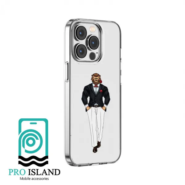 2timthumb-1 کاور شفاف گرین مدل Fashion Series Tuxedo Lion Case مناسب گوشی آیفون iPhone13ProMax