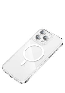 قاب گرین Crystal Clear Magsafe (آیفون 15 پرو مکس)