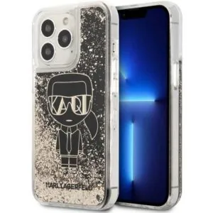 کاور سی جی کارل لاگرفلد مدل Liquid Glitter Gatsby Ikonik مناسب گوشی iPhone 14ProMax