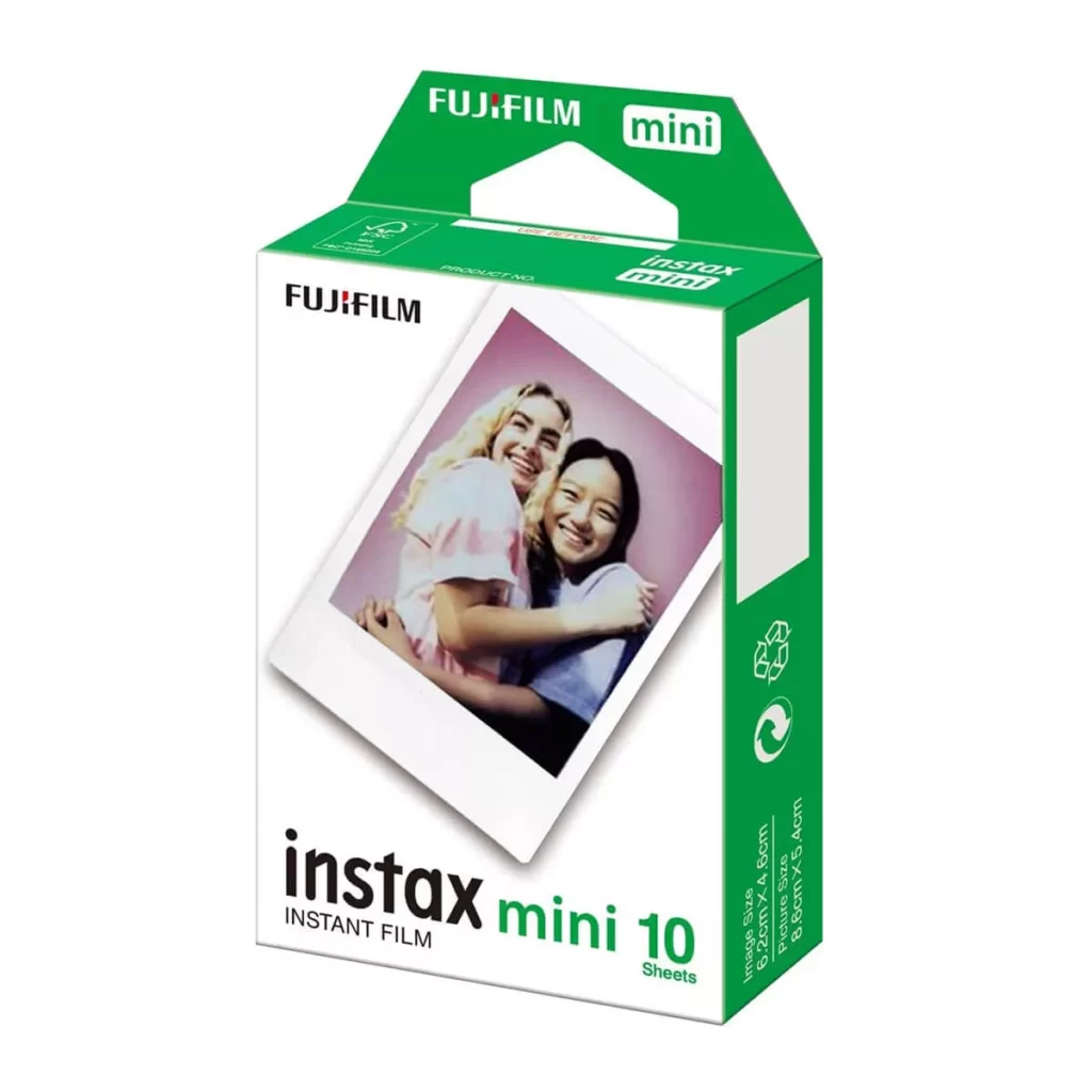 کاغذ عکس فوجی فیلم مدل Instax Mini Instant بسته 10 عددی