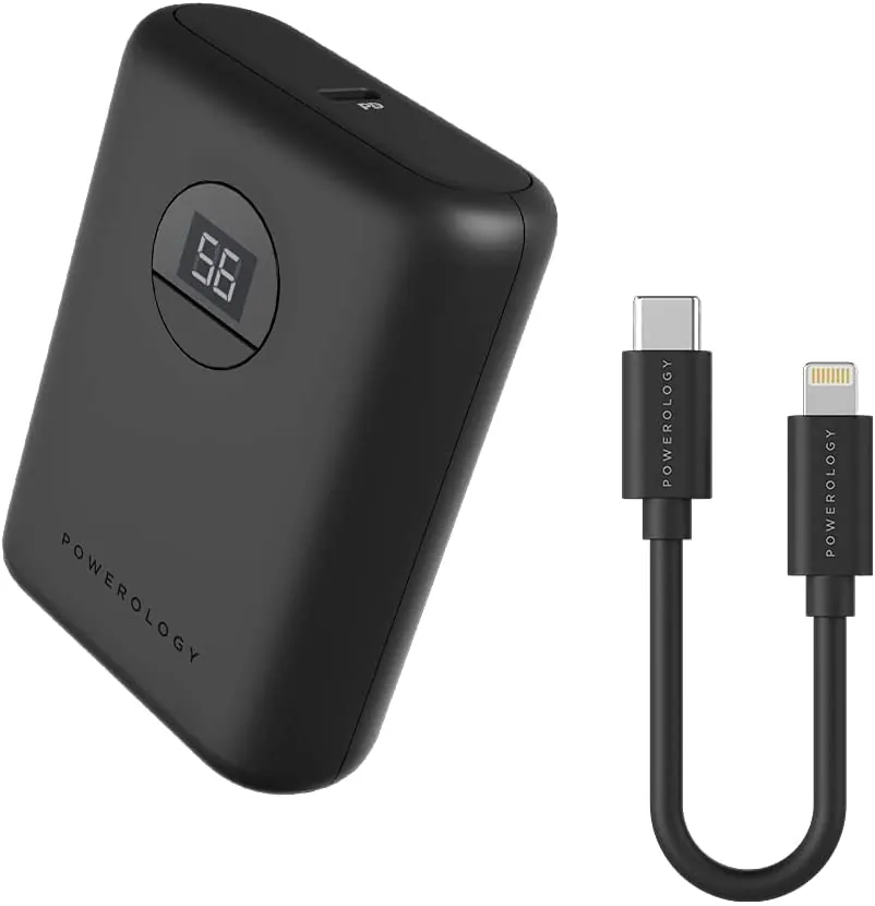 image_1024 پاوربانک پاورولوجی مدل Ultra Compact PD توان 20 وات ظرفیت 10000 میلی آمپر همراه کابل لایتنینگ MFI - اپل گلشن