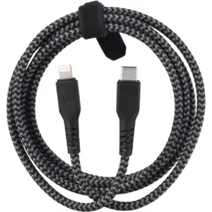 کابل تبدیل USB-C به لایتنینگ انرجیا مدل NyloFlex 3A به طول 3 متر