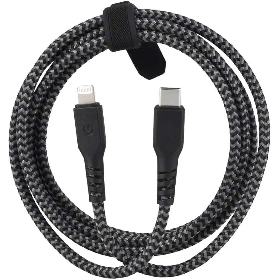 jAbElP56EiVHOf0x کابل تبدیل USB-C به لایتنینگ انرجیا مدل NyloFlex 3A به طول 3 متر