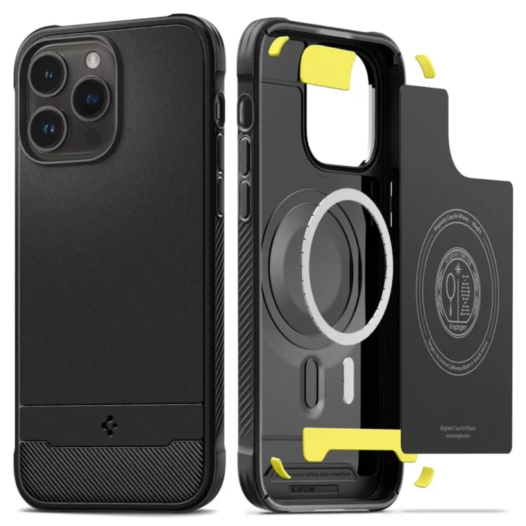 کاور اسپیگن مدل Rugged Armor MagFit مناسب گوشی iPhone14ProMax