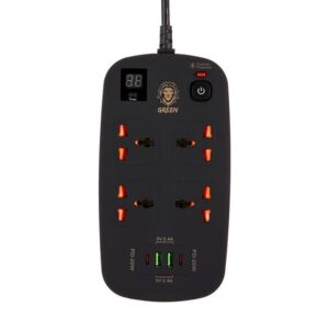 پریز هوشمند چندپورت گرین (3500 وات، 3 متر، 40 وات)