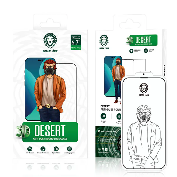 خرید-گلس-Anti-Dust-گوشی-iPhone-14-Plus-مارک-Green-Lion-مدل-3D-Desert-Round-Edge-Glass-11 محافظ صفحه نمایش گرین مدل 3D Desert Privacy Round Edge مناسب گوشی iPhone14ProMax