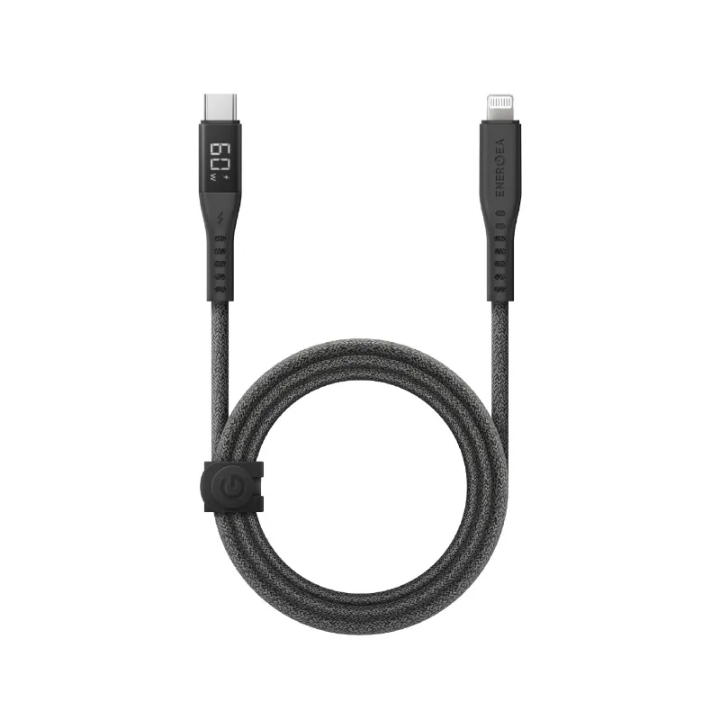 8885020100297_QD6BrQJlkBYC7lBbsxQOOU8rYvg35y6YrybQfiUI کابل تبدیل USB-C به لایتنینگ انرجیا FLOW به طول 1.5 متر با MagLink - اپل گلشن