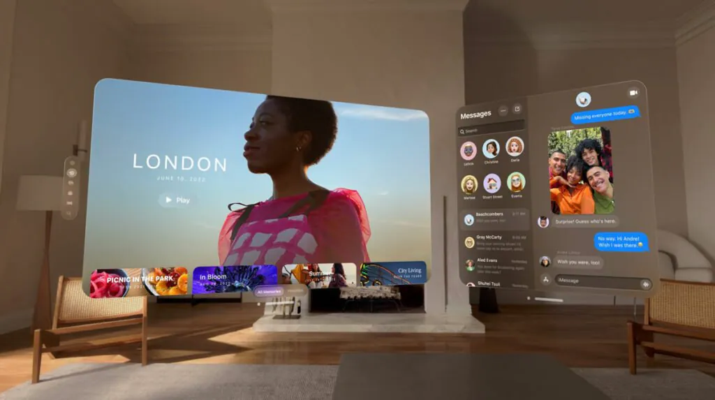 اپل ویژن پرو: انقلاب در دنیای تکنولوژی - اپل گلشن صفحه نمایش 4k اپل ویژن پرو