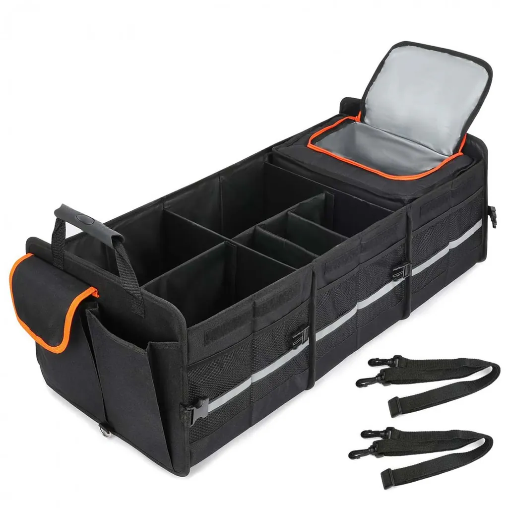 GNCARTRKOBK-Green-Lion-Car-Trunk-Organizer-OrangeBlack ارگانایزر ماشین GREEN - اپل گلشن