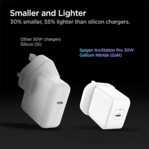 شارژر دیواری ۳۰ وات اسپیگن مدل SPIGEN ArcStation™ Pro GaN 30W UK ‏