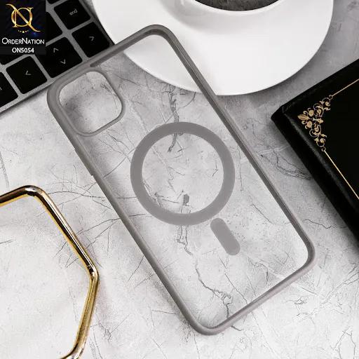 کاور UNIQUE Magsafe مناسب iPhone 11ProMax - Natural Titanium, گارانتی اصالت و سلامت فیزیکی کالا