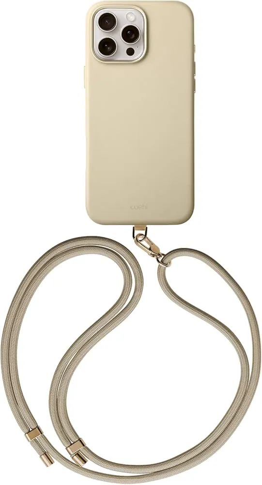 کاور UNIQ مدل Coehl Muse مناسب iPhone 16ProMax - Cream, گارانتی ۱۲ ماهه شرکت تجارت پاسارگاد