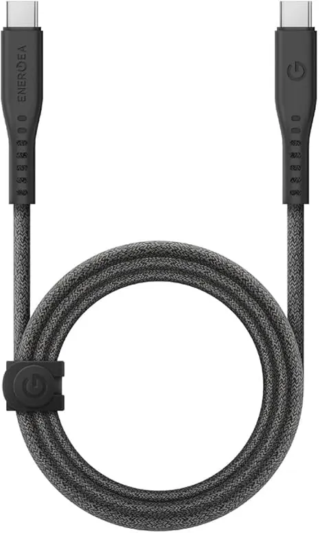 کابل Energea مدل USB-C to USB-C Fast Charging (2m,240w,5A) - Black, گارانتی ۱۲ ماهه شرکت تجارت پاسارگاد