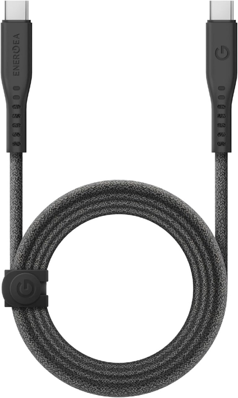 کابل Energea مدل Flow USB-C to USB-C Fast Charging (1m,240w,5A) - Black, گارانتی ۱۲ ماهه شرکت تجارت پاسارگاد