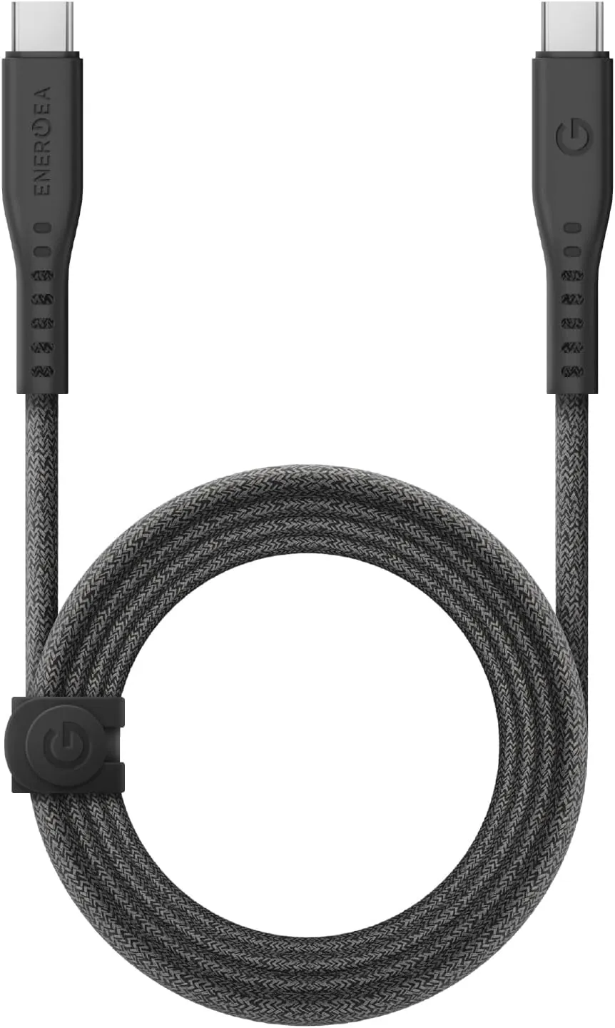 کابل Energea مدل Flow USB-C to USB-C Fast Charging (1m,240w,5A) - Black, گارانتی ۱۲ ماهه شرکت تجارت پاسارگاد