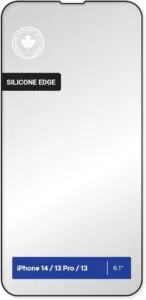 محافظ صفحه نمایش LEVELO مدل Screen Anti-Static Silicon Edge مناسب iPhone 14/13Pro/13 - بدون گارانتی