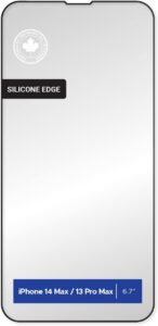 محافظ صفحه نمایش LEVELO مدل Screen Anti-Static Silicon Edge مناسب iPhone 14Plus/13ProMax - بدون گارانتی