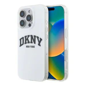 کاور DKNY مدل Arch Logo مناسب iPhone 16ProMax - White, گارانتی اصالت و سلامت فیزیکی کالا