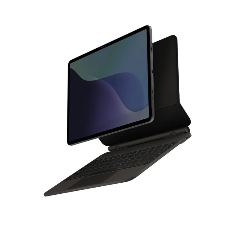 کاور UNIQ مدل Venno Pro Magnetic iPad Folio + Keyboard مناسب iPad Pro 13",M4 - Graphite/Black, گارانتی ۱۲ ماهه شرکت تجارت پاسارگاد