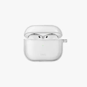 کاور UNIQ مدل Glase مناسب AirPods 4 - Clear, گارانتی ۱۲ ماهه شرکت تجارت پاسارگاد