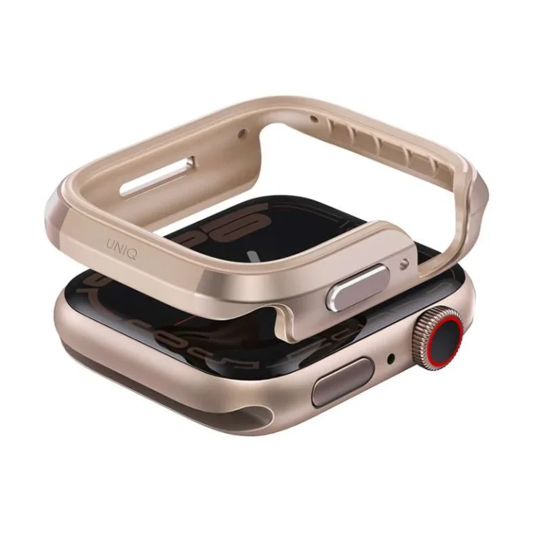 کاور UNIQ مدل Valencia Apple Watch مناسب Series10,46mm - Gold, گارانتی ۱۲ ماهه شرکت تجارت پاسارگاد