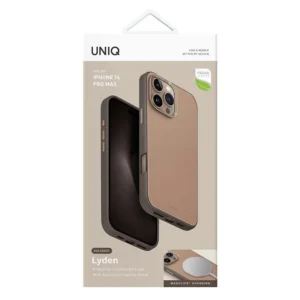 کاور UNIQ مدل Lyden Duo Series MagClick مناسب iPhone 16ProMax - Natural Flint Gray, گارانتی ۱۲ ماهه شرکت تجارت پاسارگاد