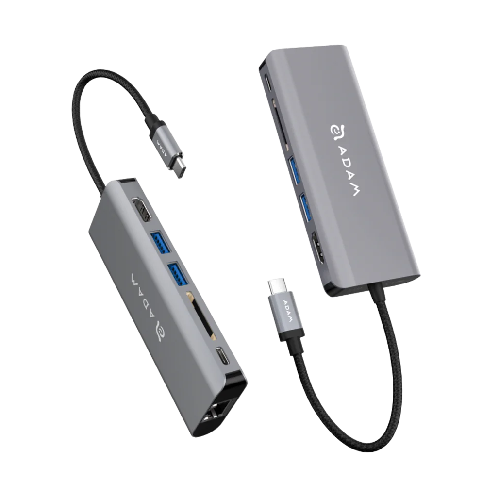 هاب Adam Elements مدل CASA Hub A01 USB-C 6 in 1 Multi-Function Hub - Gray, گارانتی ۱۲ ماهه شرکت نقش هاب Adam Elements مدل CASA Hub A01 USB-C 6 in 1 Multi-Function Hub - Gray, گارانتی ۱۲ ماهه شرکت نقش