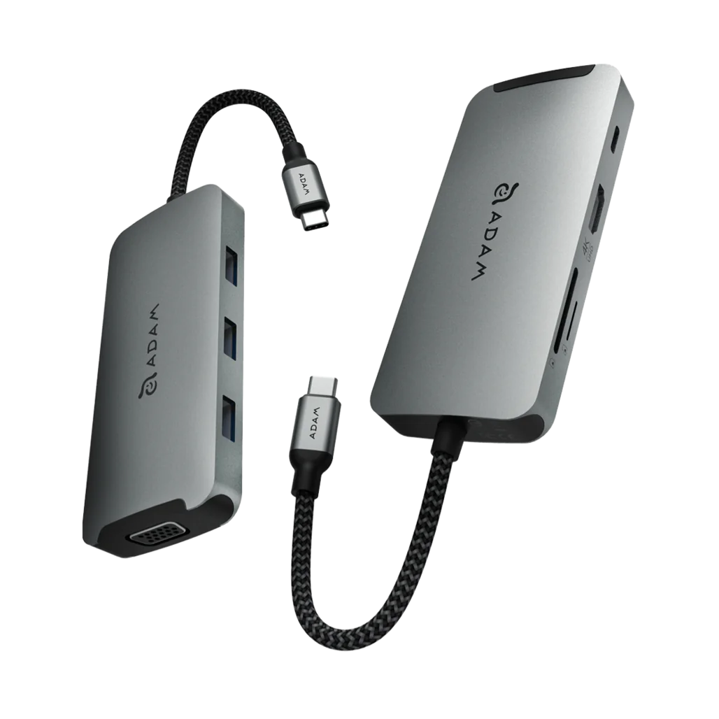 هاب Adam Elements مدل CASA Hub A08 USB-C 8 in 1 Multi-Function Hub - Gray, گارانتی ۱۲ ماهه شرکت نقش هاب Adam Elements مدل CASA Hub A08 USB-C 8 in 1 Multi-Function Hub - Gray, گارانتی ۱۲ ماهه شرکت نقش