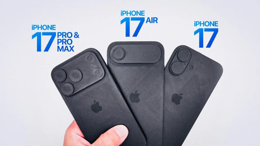 طراحی ماژول دوربین آیفون ۱۷