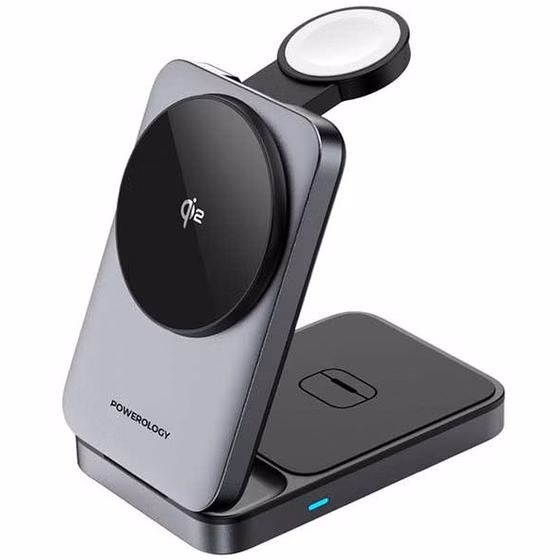 560x560 هاب چندمنظوره POWEROLOGY با شارژ سریع Qi2 - اپل گلشن