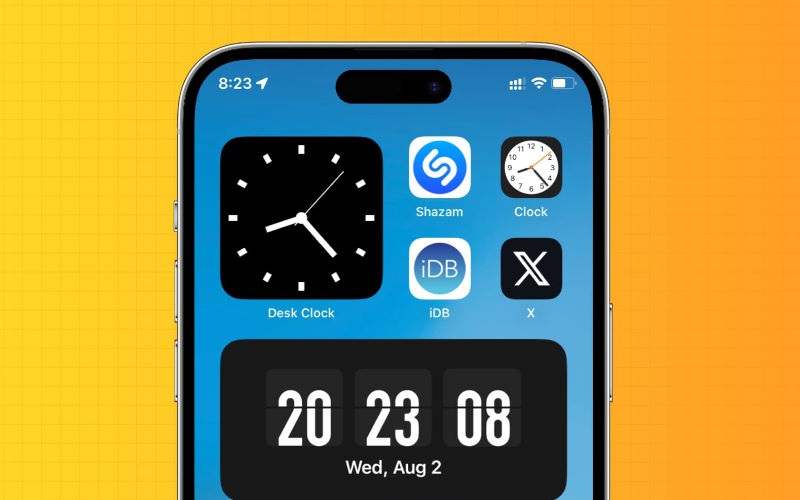تنظیم ساعت آیفون